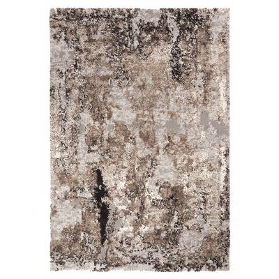 Muster Designteppich in braun und beige von heineking24